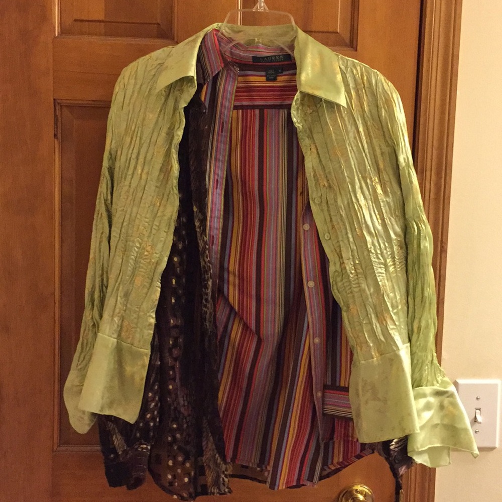 THREE Fun patterned button ups